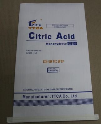 Produto comestível ácido cítrico solúvel em água do pó do monohidrato 25mesh